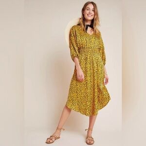 Anthropologie Marigold Midi Dress